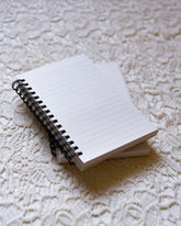 Lavender Leaves - Embroidered Notebook